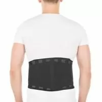 Корсет пояснично-крестцовый Тривес Т-1555/Т.58.05, высота 25 см, 6 ребер жесткости, черный