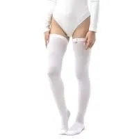 Чулки компрессионные Ergoforma 227 / 213 унисекс 2 класс компрессии с закрытым носком антиэмболические для операции белые 