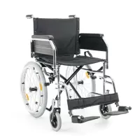 Кресло-коляска МЕТ TRANSIT 150 для узких проходов, ширина сиденья 43 см, колеса пневматические