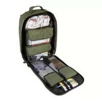Набор первой помощи НПП МЕДПЛАНТ расширенный исполнение 2 в рюкзаке Волонтер-4, цвет олива, артикул 1473