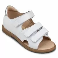 Сандалии ортопедические детские TWIKI TW-135-26 кожаные с открытым носом цвет белый 