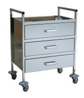 Столик манипуляционный-процедурный с выдвижными ящиками из нержавеющей стали Э-247/3-СП