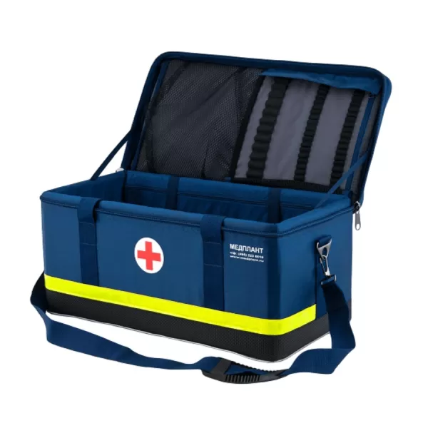 Укладка МЕДПЛАНТ по приказу № 100 МЗ РФ в сумке УМСП-01-С с ларингоскопом и 3-мя эндотрахеальными трубками, артикул 841