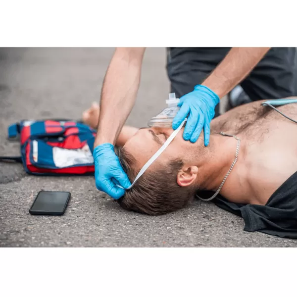 Маска для сердечно-легочной реанимации складная одноразовая Медплант для детей и взрослых, артикул 1531 