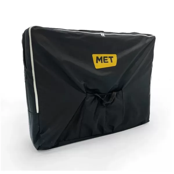 Стол массажный MET Comfort W3, артикул 18450, 3-х секционный складной на буковом каркасе с регулировкой высоты, синий