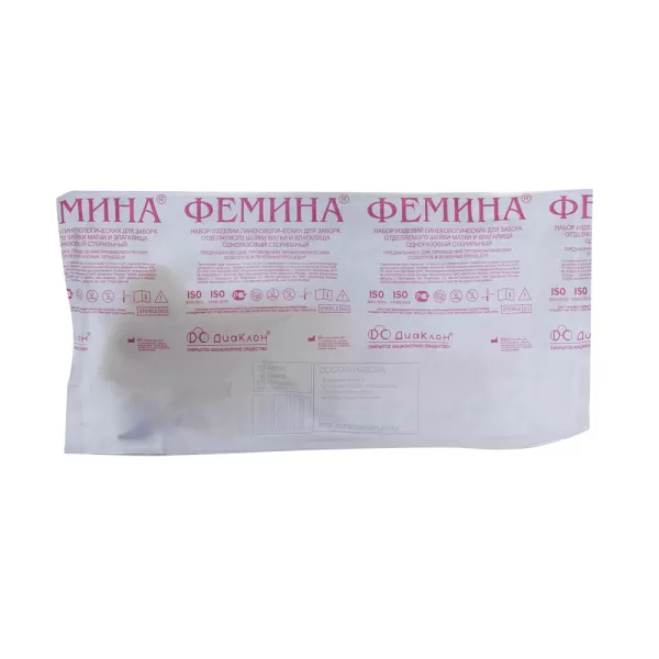 Набор гинекологических изделий стерильный Фемина со шпателем 