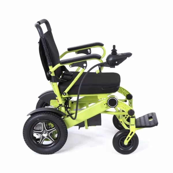 Кресло-коляска с электроприводом MET Compact 35 с алюминиевой рамой и двумя аккумуляторами