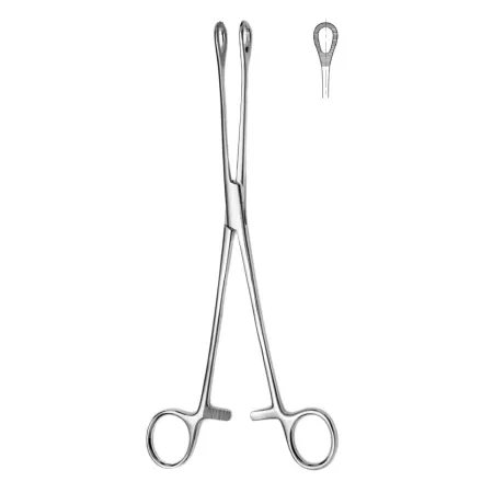 Щипцы кишечные окончатые для взрослых прямые 250 мм Hilbro 52.0102.24