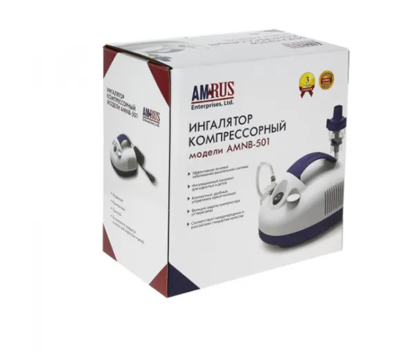 Ингалятор компрессорный AMRUS AMNB-501 компактный
