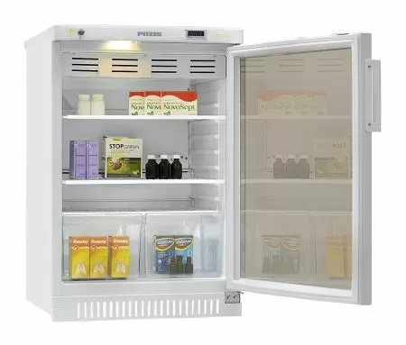 Холодильник фармацевтический Позис ХФ-140-3 белый, тонир. стекло