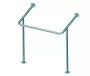 Поручень для инвалидов для раковины верхний с доп. опорой на пол ПР-05.01.800.595.847.Н