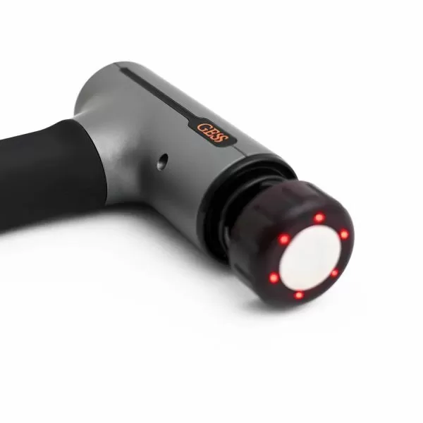 Массажер перкуссионный (массажный пистолет) GESS-877 Revolver для тела беспроводной