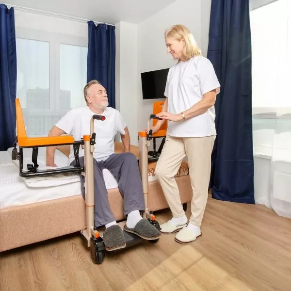 Кресло-подъемник с электроприводом МЕТ LL-220 с санитарным оснащением