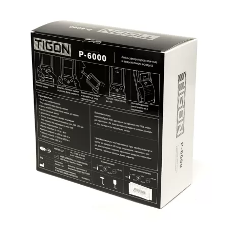 Алкотестер профессиональный Tigon P-6000 со встроенным принтером