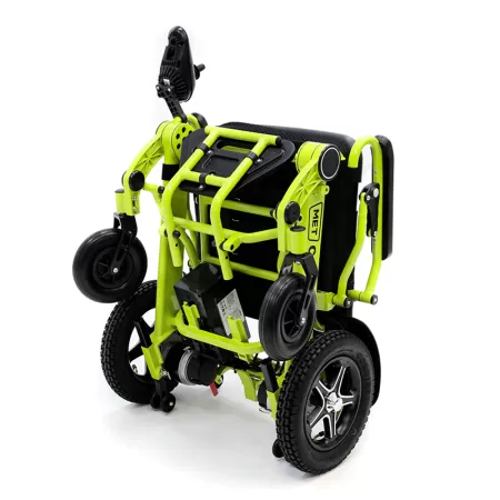 Кресло-коляска с электроприводом MET Compact 35 складная, с алюминиевой рамой