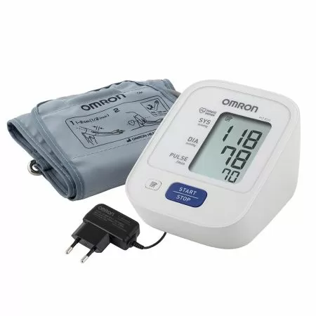 Тонометр автоматический на плечо OMRON M2 Eco с манжетой 22-32 см и адаптером (HEM-7126-ARU)