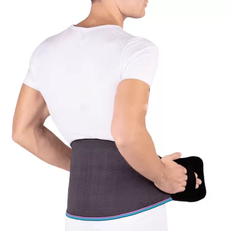 Корсет ортопедический для мужчин Тривес Evolution Т-1581, высота 25см, 4 ребра жесткости, черный 