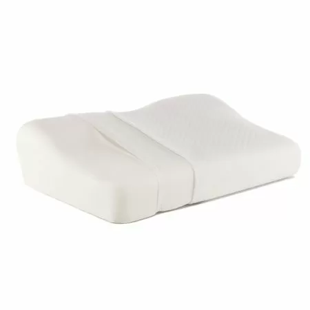 Подушка ортопедическая Luomma Lum F-502, с эффектом памяти и выемкой под плечо, валики 12 и 6 см