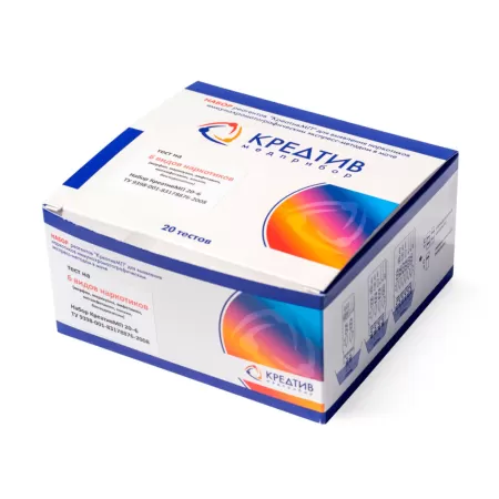 Тесты по моче КреативМП-6 на 6 видов наркотиков, 20 шт