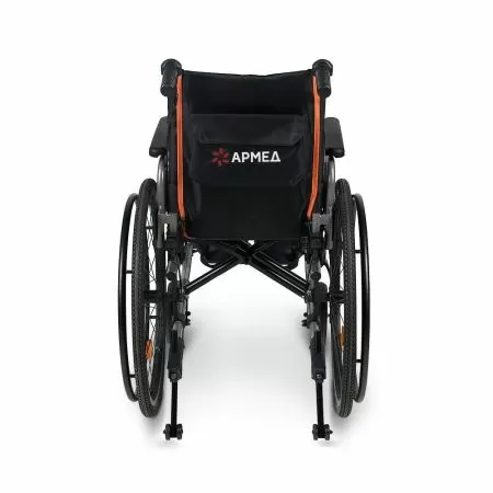 Кресло-коляска для инвалидов Армед 4000-1 с регулировкой высоты сиденья и подлокотников, быстросъемными колесами и антиопрокидывателями