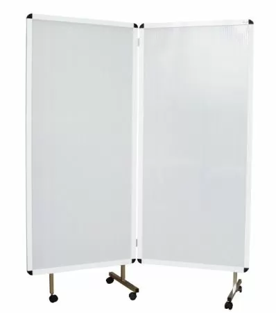 Ширма медицинская поликарбонатная двухсекционная Э-052-ШП