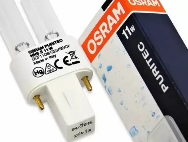 Лампа бактерицидная UV 11W G23 (аналог ДКБ-11)