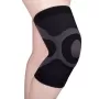 Бандаж на коленный сустав Тривес Т-8519, c силиконовым кольцом и пружинными ребрами жесткости, компрессионный 