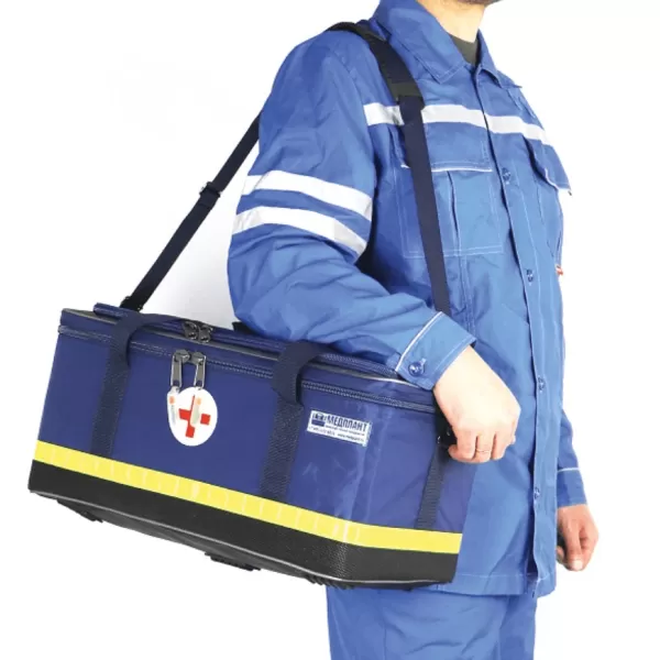 Укладка МЕДПЛАНТ по приказу № 100 МЗ РФ в сумке УМСП-01-С с ларингоскопом и 3-мя эндотрахеальными трубками, артикул 841