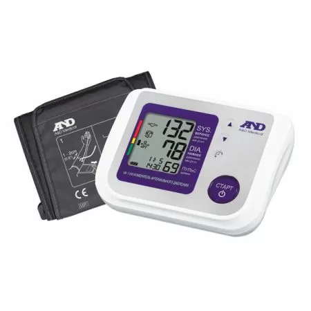 Тонометр автоматический на плечо AND UA-1100 с манжетой 23-37 см и адаптером
