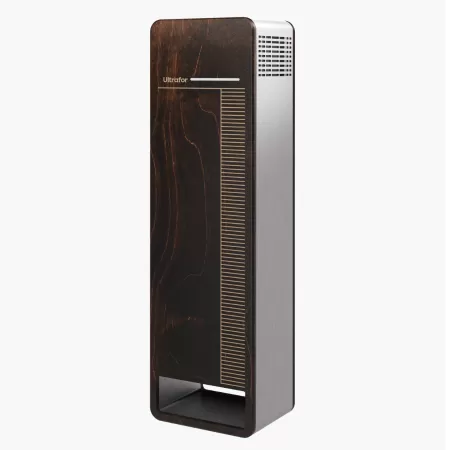 Облучатель-рециркулятор бактерицидный бытовой Ultrafor, 2 лампы по 30 Вт, с счетчиком наработки ламп, темное дерево