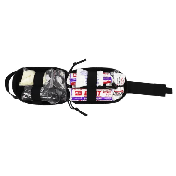 Аптечка индивидуальная для оказания первой помощи с применением медицинских изделий судебными приставами по приказу 208н МЕДПЛАНТ в подсумке Волонтер-7, артикул 1680