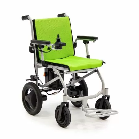 Кресло-коляска с электроприводом MET CHITO с алюминиевой рамой, ширина сиденья 43 см