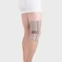 Бандаж на коленный сустав Экотен Ttoman KS-E02 с пружинными ребрами жесткости, бежевый 