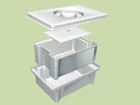 ЕДПО-1-02-2 контейнер для дезинфекции и обработки медицинских изделий