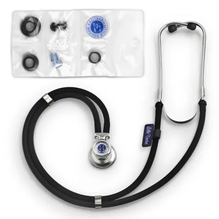 Стетофонендоскоп Little Doctor LD Special с дополнительными насадками, длина трубок 72см (Черный)