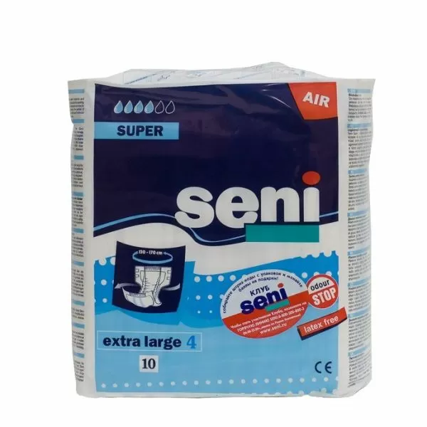 Seni Super Подгузники д/взр Extra Large №10