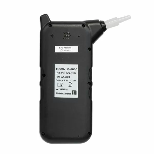 Алкотестер профессиональный Tigon P-8800 со встроенным принтером