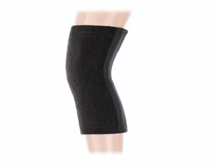 Бандаж на коленный сустав Экотен ККС-Т2 из собачьей шерсти, черный 
