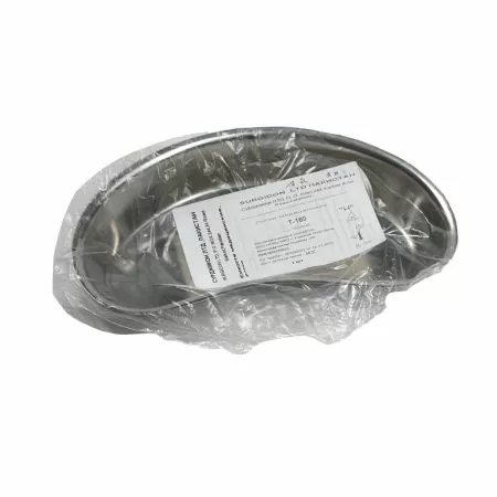 Лоток почкообразный Медикон ЛМП-160, размер 160х85х28, объем 0,1 л, сталь 