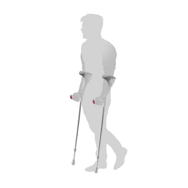 Костыль-канадка без УПС Симс 222KL-Standart Ergo-Grip (серая)