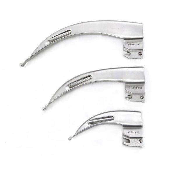 Ларингоскоп волоконно-оптический для экстренной медицины МЕДПЛАНТ ЛЭМ-02/ВО взрослый, 3 клинка, артикул 733