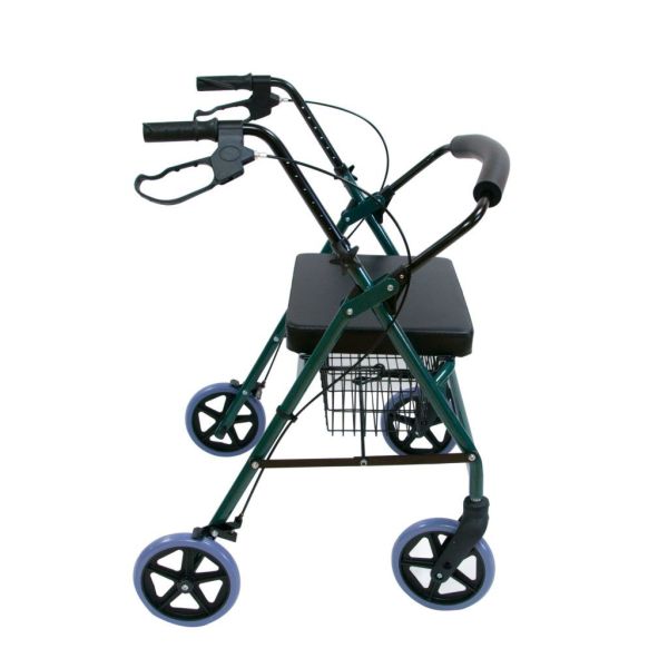 Ходунки-роллаторы PMR882W с сиденьем, складные, грузоподъемность до 220 кг