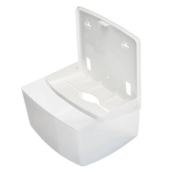 Диспенсер для листовых полотенец R1318TW пластиковый белый, лист V-сложения